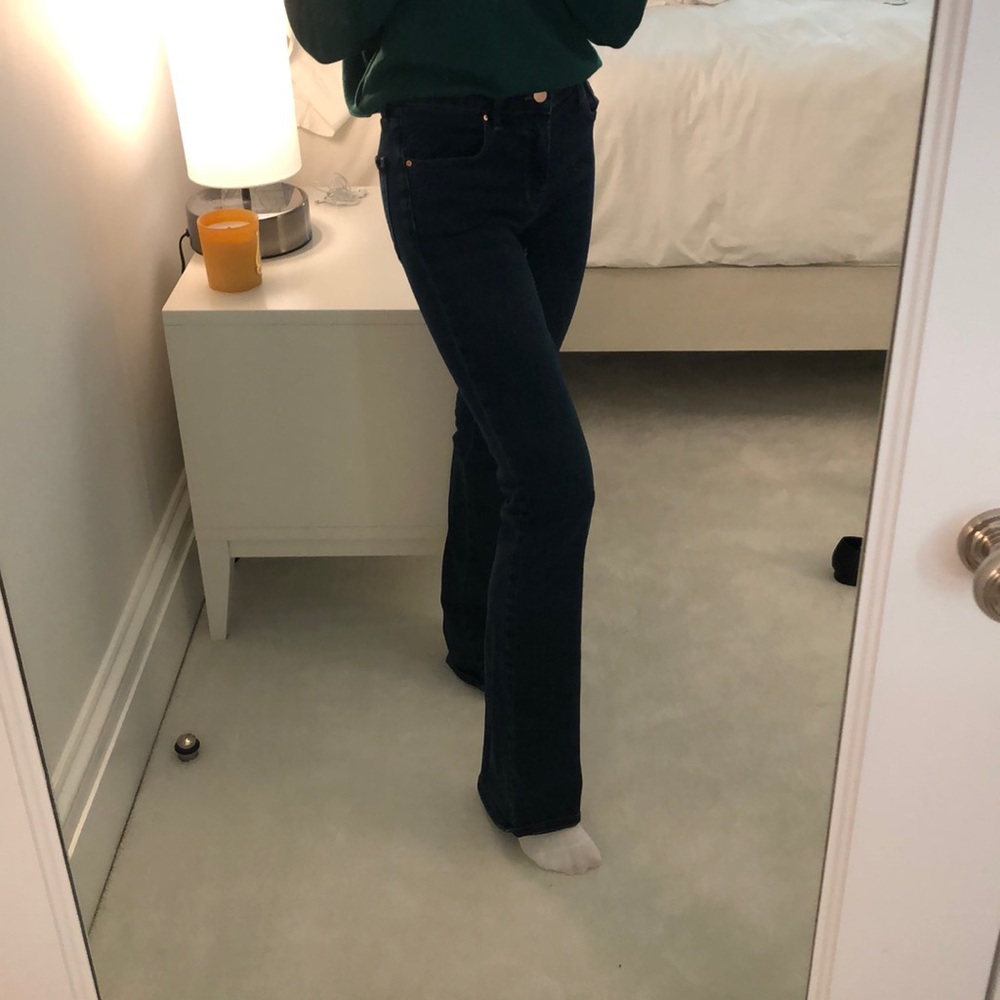 J Brand Dark Wash Flare Jean